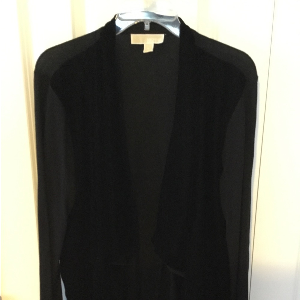 Michael Kors Bk velour cardigan szXL